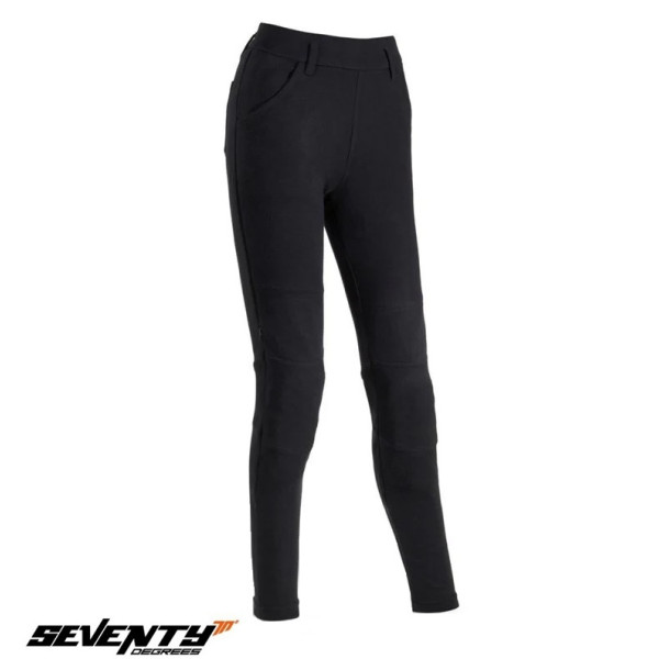 Pantaloni moto (leggins/colanti) femei Urban Seventy vara model SD-PL1 Iris culoare: negru [1]
