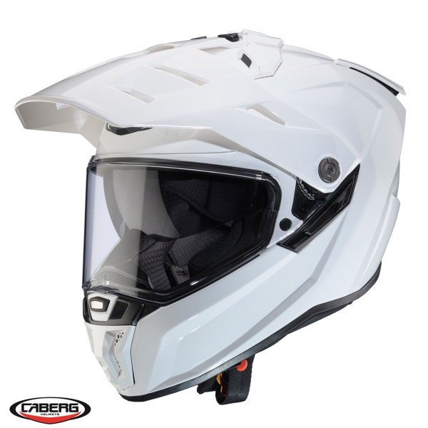 Casca adventure/off road Caberg model Tanami SV A1 alb lucios Pinlock ready - lentila Pinlock inclusa [1]