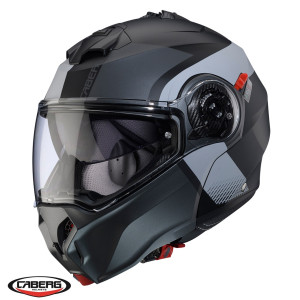 Casca modulabila (flip-up) Caberg model Duke Evo SV Indy P7 SV negru/gun metal (titanium)/gri mat Pinlock ready - lentila Pinlock inclusa Casca modulabila (flip-up) Caberg model Duke Evo SV Indy P7 SV negru/gun metal (titanium)/gri mat Pinlock ready - lentila Pinlock inclusa