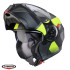 Casca modulabila (flip-up) Caberg model Duke Evo SV Indy L1 gun metal (titanium)/galben fluor/negru mat Pinlock ready - lentila Pinlock inclusa [3]