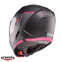 Casca modulabila (flip-up) Caberg model Horus X Ray L9 negru/gri/fuchsia (roz) mat Pinlock ready - lentila Pinlock inclusa [4]