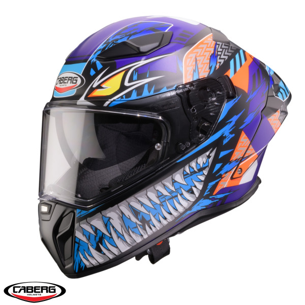 Casca integrala Caberg model Drift Evo II SV Nobo R5 negru/rosu/albastru/mov mat Pinlock ready - lentila Pinlock inclusa [1]