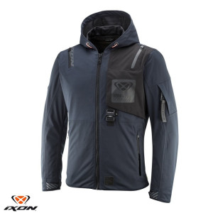 Geaca (jacheta) motociclete barbati Touring/Adventure/Urban Ixon Mid-Season model M-Quarter MS culoare: navy (albastru)/negru (geaca laminata; waterproof si pe exterior) Geaca (jacheta) motociclete barbati Touring/Adventure/Urban Ixon Mid-Season model M-Quarter MS culoare: navy (albastru)/negru (geaca laminata; waterproof si pe exterior)