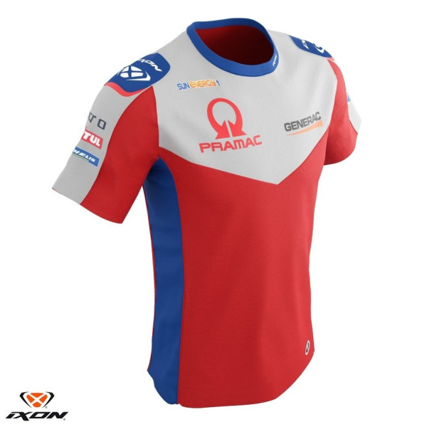 Tricou copii Ixon model TSK Pramac 22 culoare: rosu/albastru/alb [1]