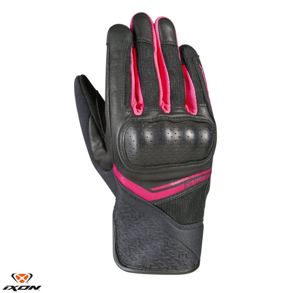 Manusi femei Roadster vara piele/textil Ixon model RS Launch LS culoare: negru/fuchsia (roz) - degete tactile [1]