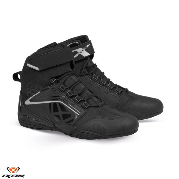 Ghete moto Roadster femei All Season Ixon model Killer WP LS culoare: negru/argintiu (100% waterproof) [1]