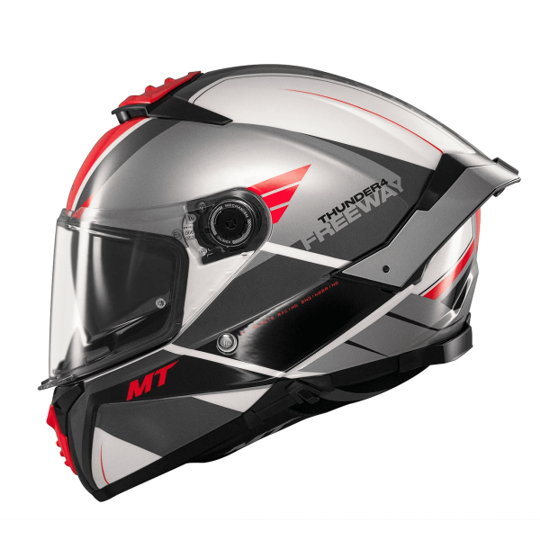 Casca integrala MT Thunder 4 SV Freeway A5 gri lucios (ochelari soare integrati) - tip viziera: MT-V-28B [1]