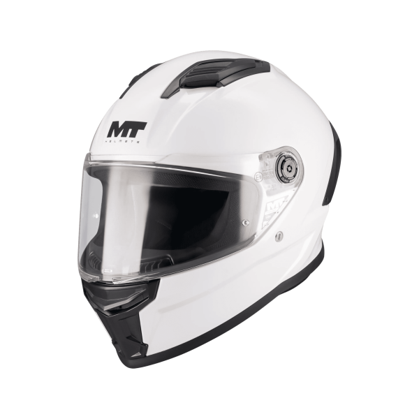 Casca integrala MT Stinger 2 Kids Pure A0 alb lucios - tip viziera: MT-V-28B [1]