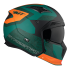 Casca MT Streetfighter SV S Totem C6 verde mat (ochelari soare integrati) - masca (protectie) barbie si cozoroc detasabile [2]