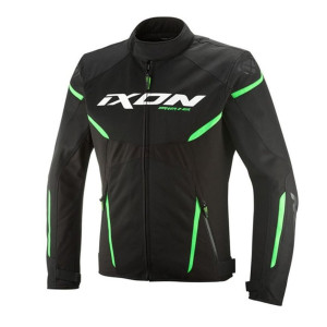 Geaca (jacheta) motociclete barbati Racing/Roadster Ixon vara model Striker 2 AIR WP MS culoare: negru/verde Geaca (jacheta) motociclete barbati Racing/Roadster Ixon vara model Striker 2 AIR WP MS culoare: negru/verde