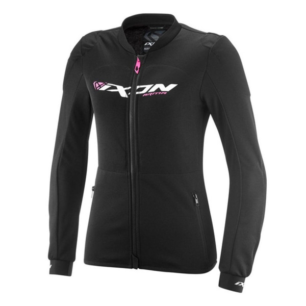 Geaca (jacheta) tip armura motociclete femei Racing/Roadster Ixon vara model Arma LS culoare: negru/alb/roz (geaca tip armura) [1]