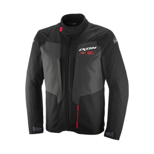 Geaca (jacheta) motociclete barbati Touring/Adventure Ixon All season model TYR MS culoare: negru/antracit/rosu Geaca (jacheta) motociclete barbati Touring/Adventure Ixon All season model TYR MS culoare: negru/antracit/rosu