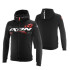 Geaca (hanorac tip hoodie) motociclete barbati Urban Ixon vara model Touchdown Ultra MS culoare: negru/alb/rosu [3]