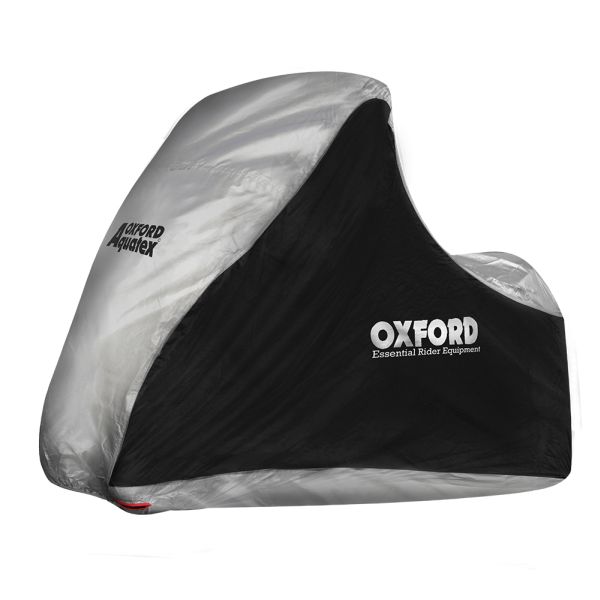 Husa motociclete tricicluri - Piaggio MP3 - Yamaha Tricity exterior Oxford Aquatex MP3/3 Wheeler (gri-negru) - waterproof [1]