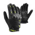 Manusi barbati Roadster vara piele/textil Ixon model Rise Air 2 MS culoare: negru/galben - degete tactile [3]