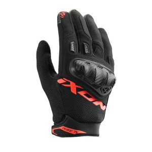 Manusi barbati Roadster vara textil Ixon model Rise TX MS culoare: negru/rosu - degete tactile Manusi barbati Roadster vara textil Ixon model Rise TX MS culoare: negru/rosu - degete tactile