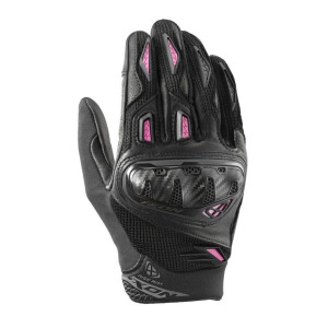 Manusi femei Roadster vara piele/textil Ixon model Rise Air 2 LS culoare: negru/fuchsia - degete tactile Manusi femei Roadster vara piele/textil Ixon model Rise Air 2 LS culoare: negru/fuchsia - degete tactile