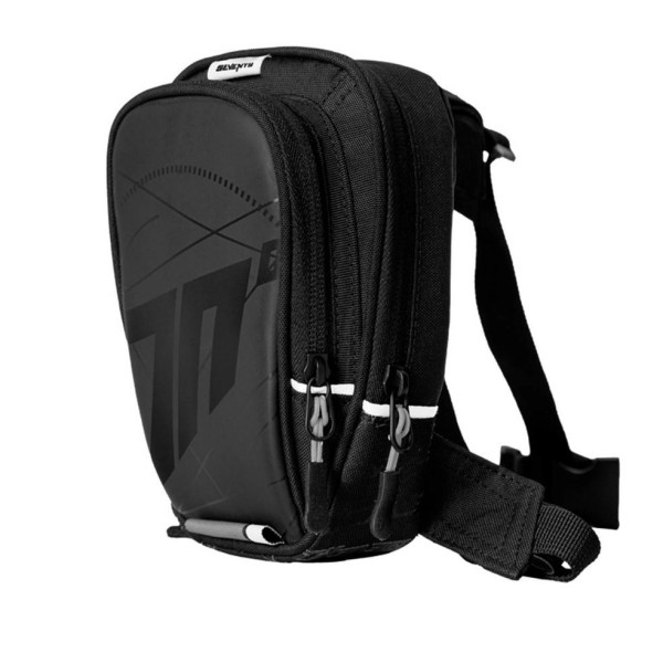 Borseta moto de picior Seventy model SD-TL1 - culoare: negru/alb [1]