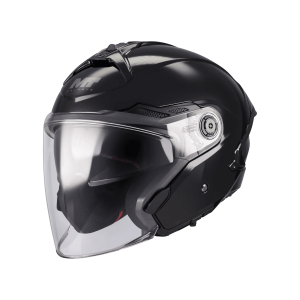 Casca open face motociclete MT Cosmo SV Pure A1 negru lucios (ochelari soare integrati) - tip viziera: MT-V-37