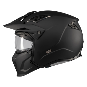 Casca MT Streetfighter SV S Pure A1 negru mat (ochelari soare integrati) - masca (protectie) barbie si cozoroc detasabile Casca MT Streetfighter SV S Pure A1 negru mat (ochelari soare integrati) - masca (protectie) barbie si cozoroc detasabile