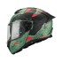 Casca modulabila MT Atom 2 SV Highlands C6 verde mat (ochelari soare integrati) + lentila antiaburire Pinlock 70 cadou - tip viziera: MT-V-35 [2]