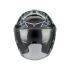 Casca open face motociclete MT Cosmo SV Arrow C2 gri lucios (ochelari soare integrati) - tip viziera: MT-V-37 [3]