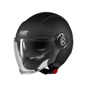 Casca MT Viale SV S Pure A1 negru mat (ochelari soare integrati) (open face) - omologare noua ECE 22.06 Casca MT Viale SV S Pure A1 negru mat (ochelari soare integrati) (open face) - omologare noua ECE 22.06