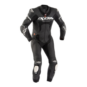 Costum (combinezon) motociclete barbati piele Ixon vara model Jackal MS culoare: negru Costum (combinezon) motociclete barbati piele Ixon vara model Jackal MS culoare: negru