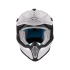 Casca enduro/offroad MT model Falcon S Pure A0 alb lucios [3]