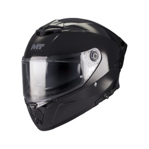 Casca integrala MT Thunder 4 R SV Pure A1 negru lucios (ochelari soare integrati) + lentila antiaburire Pinlock 70 cadou - tip viziera: MT-V-28C