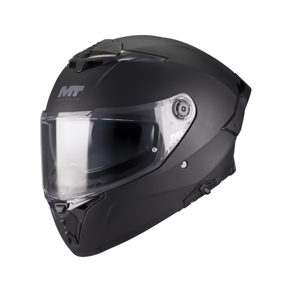 Casca integrala MT Thunder 4 R SV Pure A1 negru mat (ochelari soare integrati) + lentila antiaburire Pinlock 70 cadou - tip viziera: MT-V-28C [1]