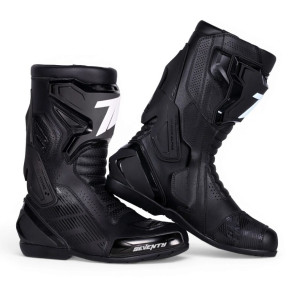 Ghete (cizme) moto Racing Unisex Seventy model SD-BR26 Alpha culoare: negru/alb Ghete (cizme) moto Racing Unisex Seventy model SD-BR26 Alpha culoare: negru/alb