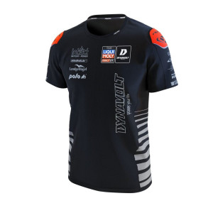 Tricou barbati Ixon model TS1 INTA 25 MS culoare: negru/rosu/argintiu (produs cu licenta Liqui Moly Dynavolt Intact GP)