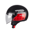 Casca open face motociclete MT Street S Runway B5 negru/rosu lucios - omologare noua ECE 22.06 [2]
