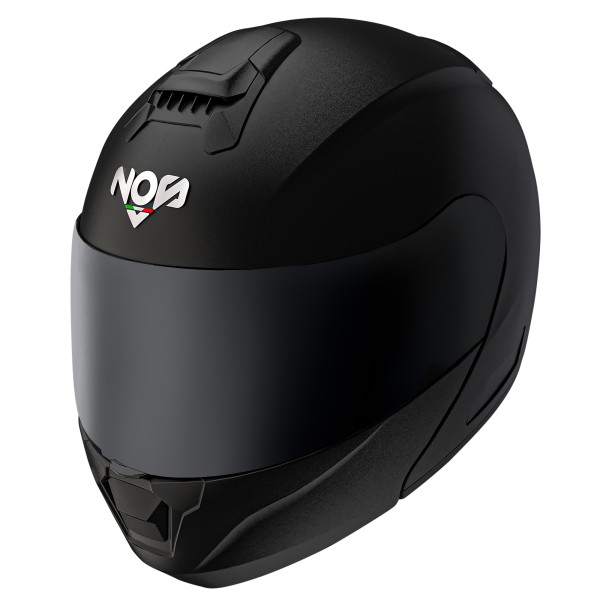 Casca Moto Flip-Up NOS NS-8 Negru Mat Pinlock Inclus ochelari soare integrati [1]