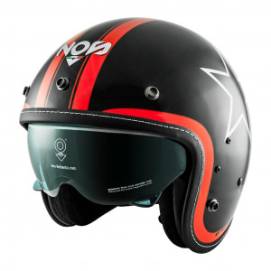 Casca Moto Open Face NOS NS-1F Etoile Rosu Casca Moto Open Face NOS NS-1F Etoile Rosu