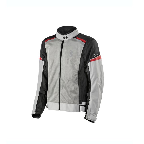 Geaca moto dama Urban/Touring OJ J228 Racy Lady Gri racoroasa ideala de vara - Textil [1]