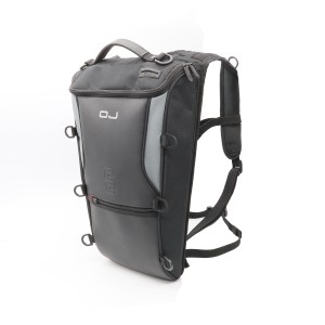 Rucsac ghiozdan moto extensibil OJ M0521 Zaino plasa casca curele umar captusite husa impermeabila incluse