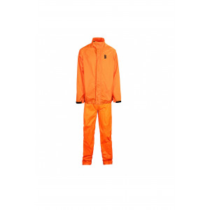 Costum moto ploaie geaca si pantaloni OJ R035 Orange ultra usor