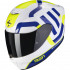 Casca integrala SCORPION EXO-391 AROK Alb/Albastru/Galben fluo [2]
