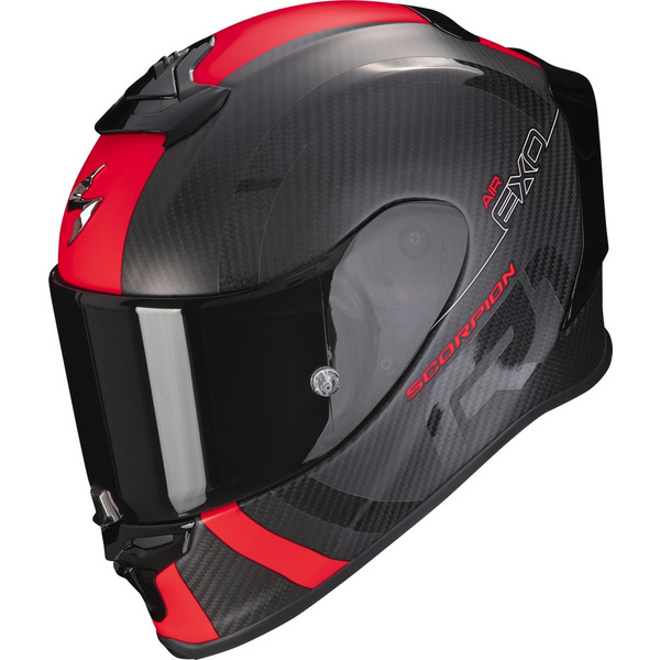 Casca integrala sport SCORPION EXO-R1 EVO CARBON AIR MG Negru mat/Rosu [1]