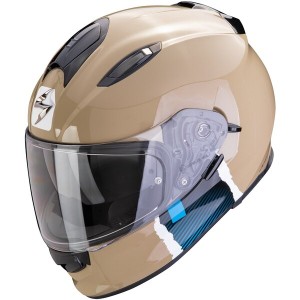 Casca integrala SCORPION EXO-491 CODE Maro/Albastru