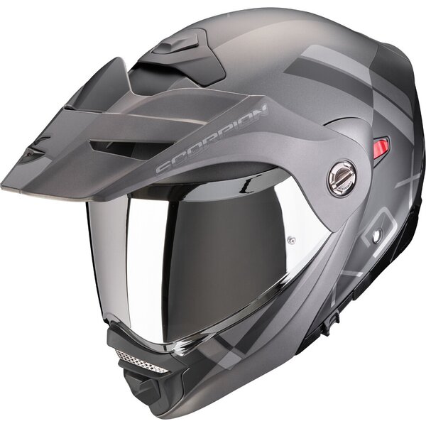 Casca flip-up touring/adventure SCORPION ADX-2 GALANE Gri/Negru/Galben Fluo [1]