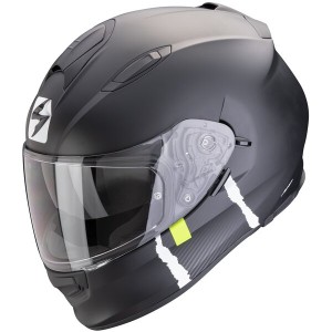 Casca integrala SCORPION EXO-491 CODE Negru mat/Argintiu