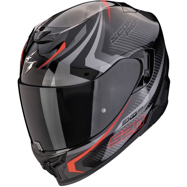 Casca integrala SCORPION EXO-520 EVO AIR TERRA Negru/Argintiu/Rosu [1]