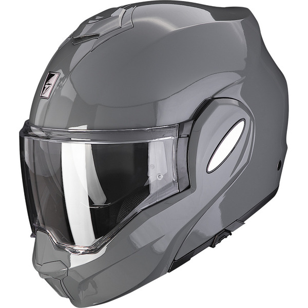 Casca modulara flip-back SCORPION EXO-TECH EVO SOLID NEGRU MAT [1]